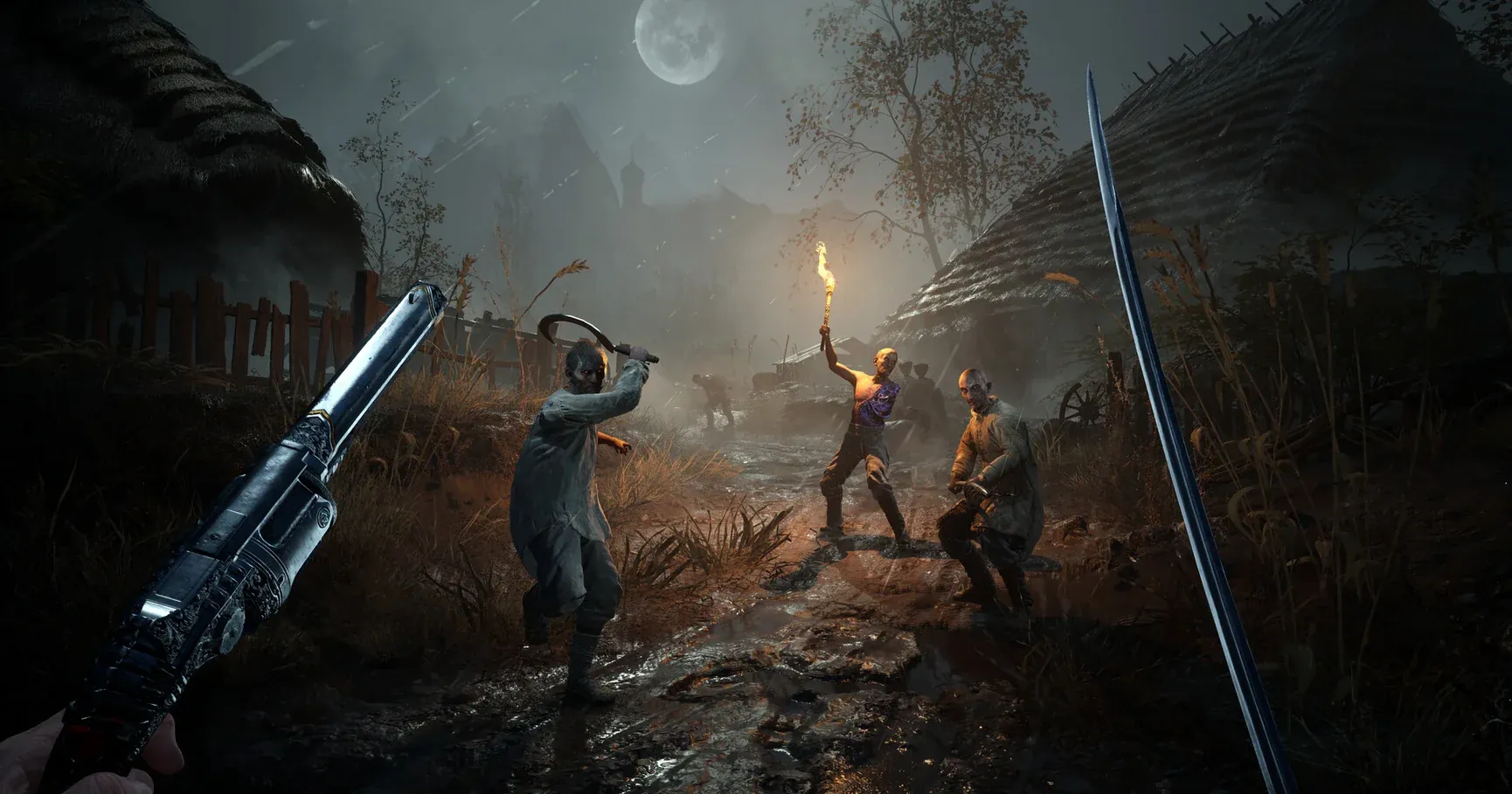 Valor Mortis gameplay - first-person melee combat